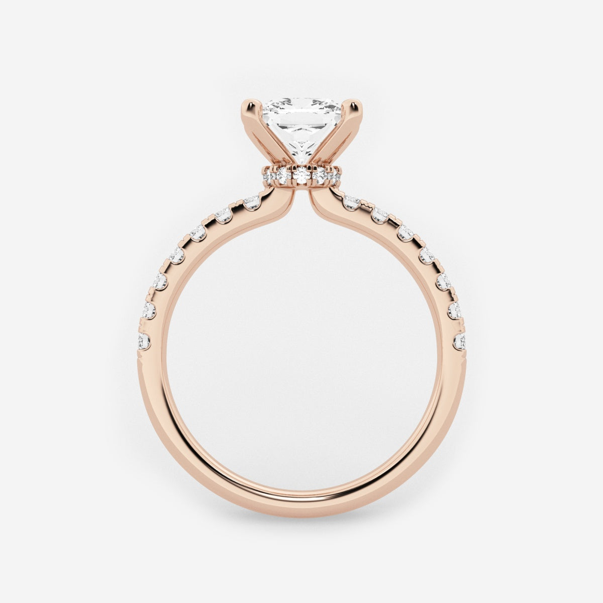 Everly - Hidden Halo Elegance Engagement Ring