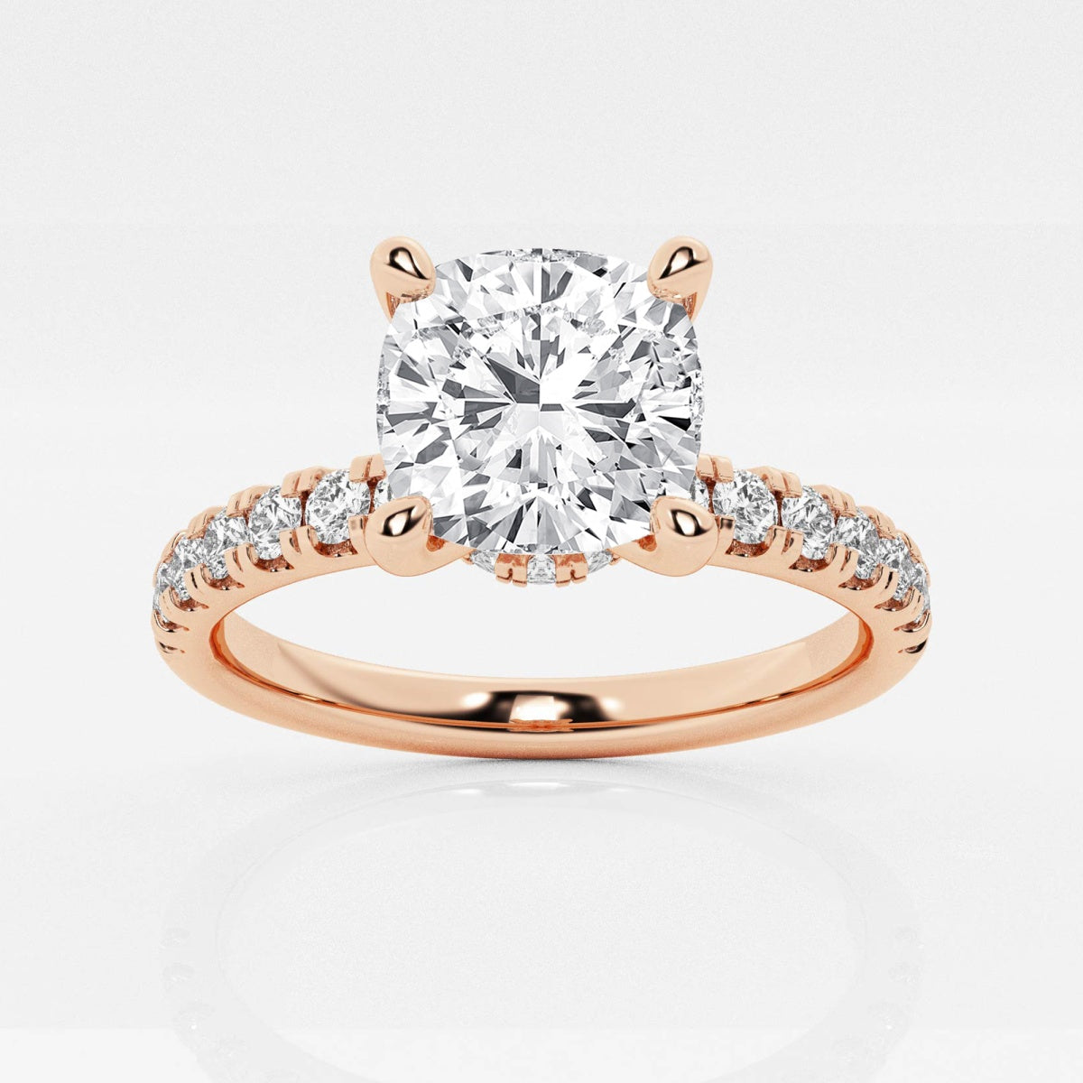 Everly - Hidden Halo Elegance Engagement Ring