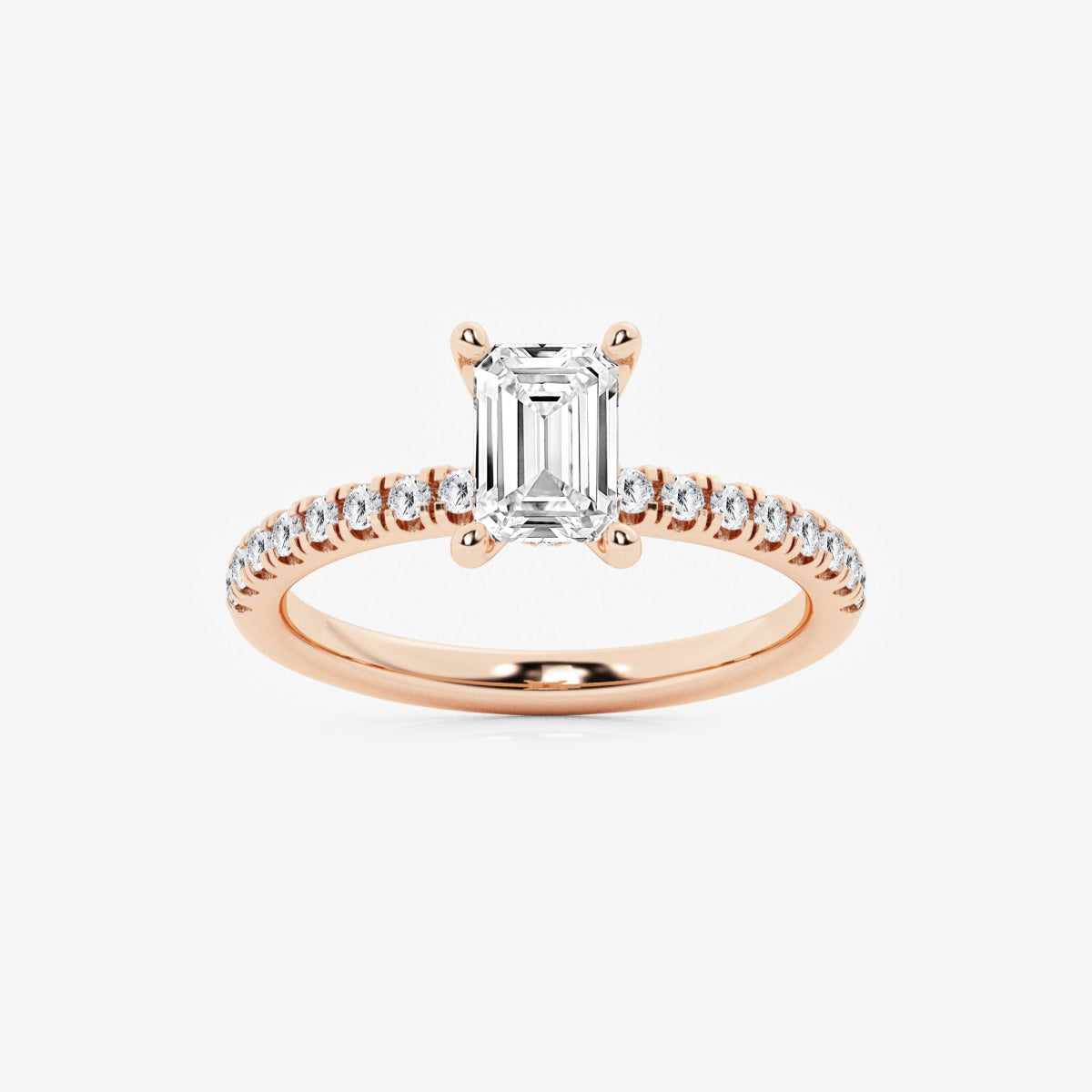 Everly - Hidden Halo Elegance Engagement Ring