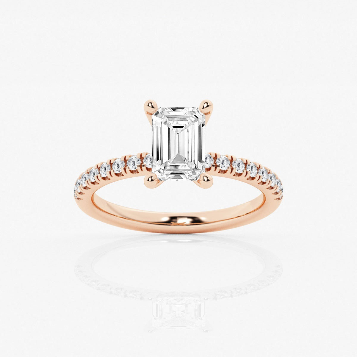 Everly - Hidden Halo Elegance Engagement Ring