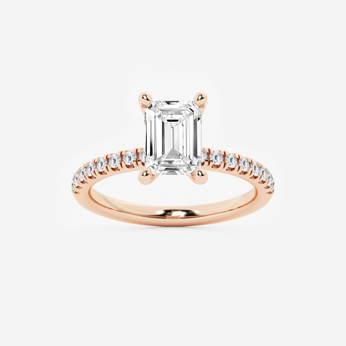 Everly - Hidden Halo Elegance Engagement Ring