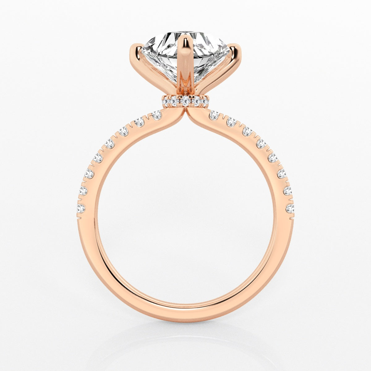 Everly - Hidden Halo Elegance Engagement Ring