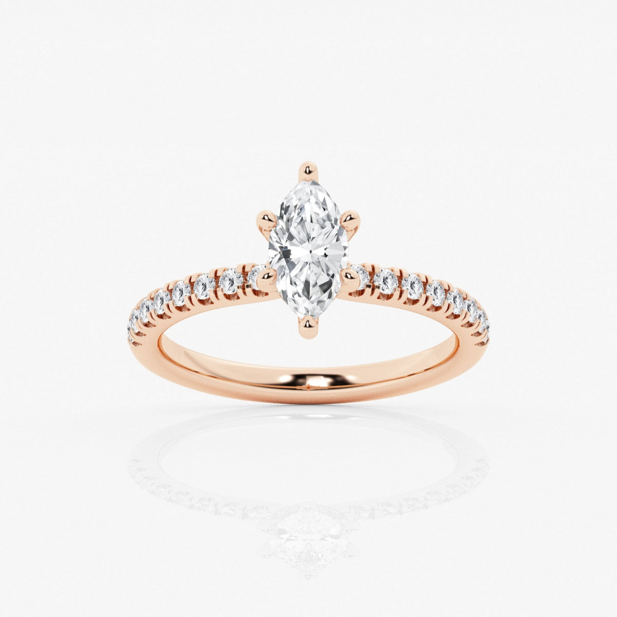 Everly - Hidden Halo Elegance Engagement Ring