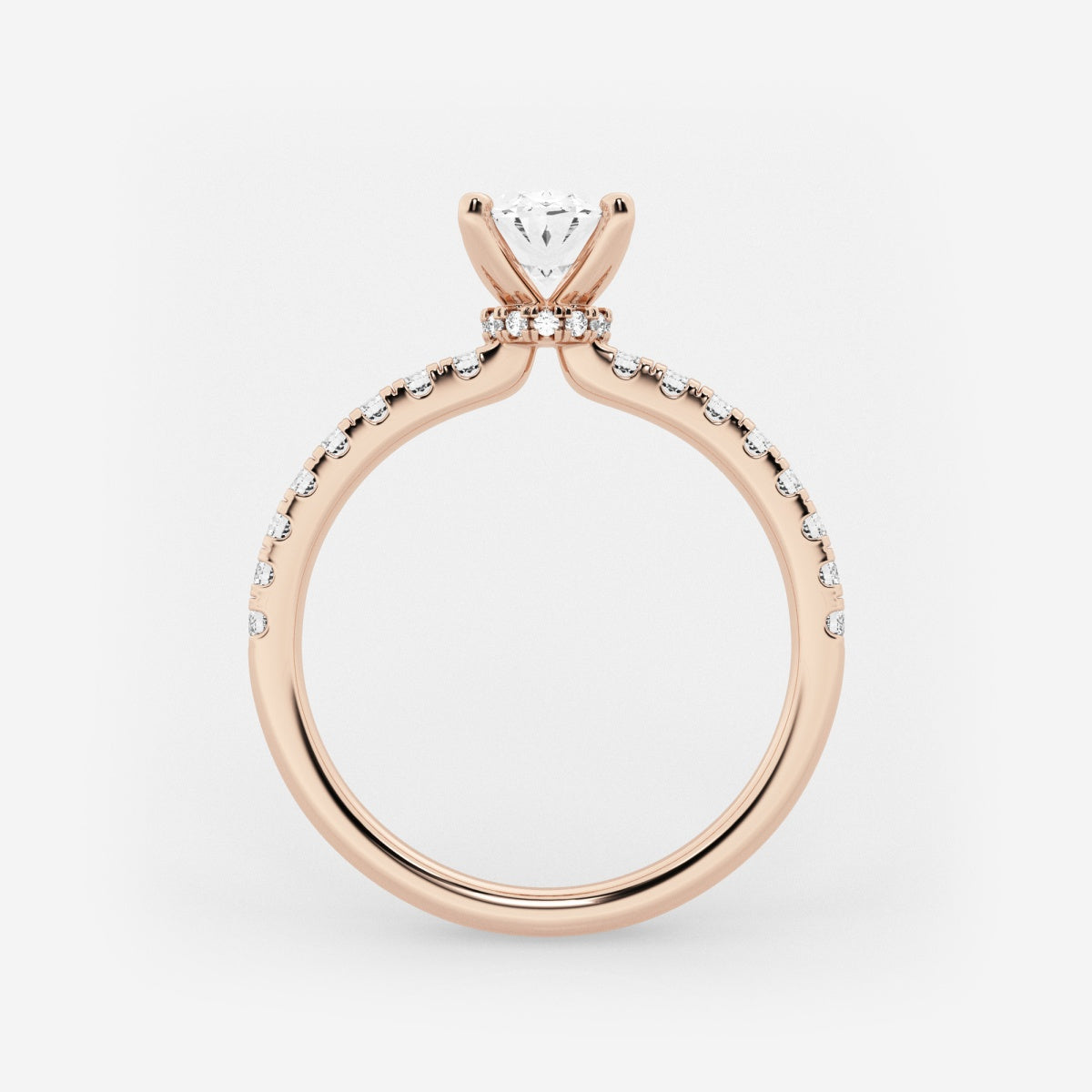 Everly - Hidden Halo Elegance Engagement Ring