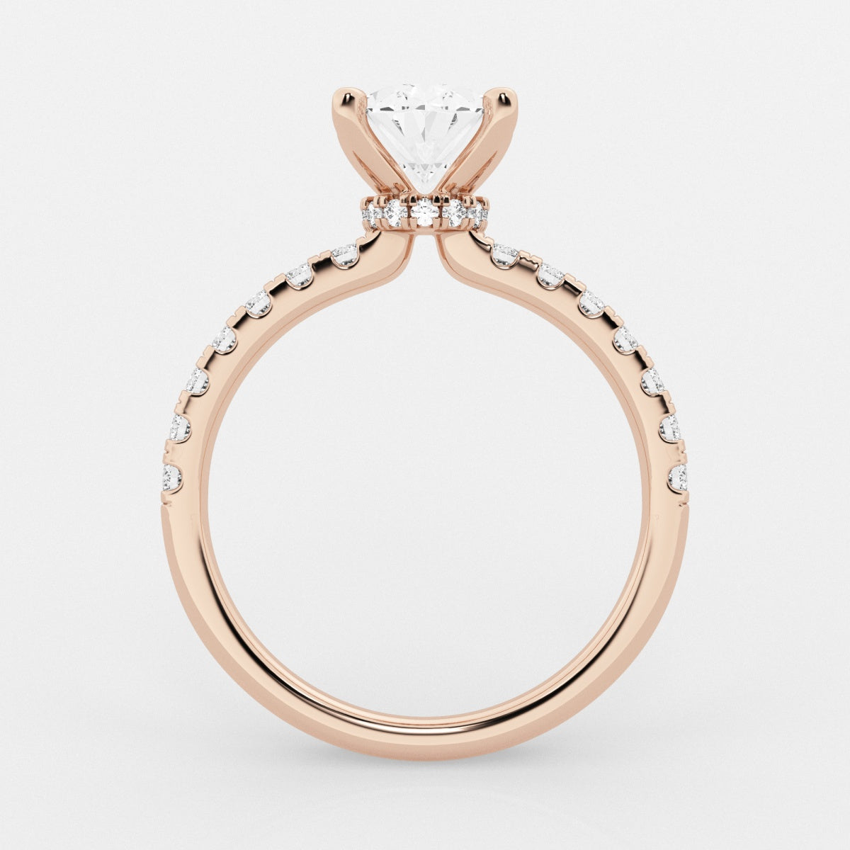 Everly - Hidden Halo Elegance Engagement Ring