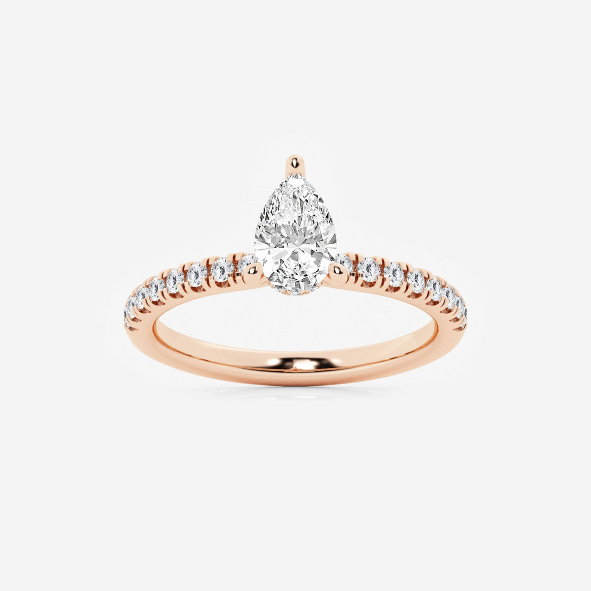 Everly - Hidden Halo Elegance Engagement Ring