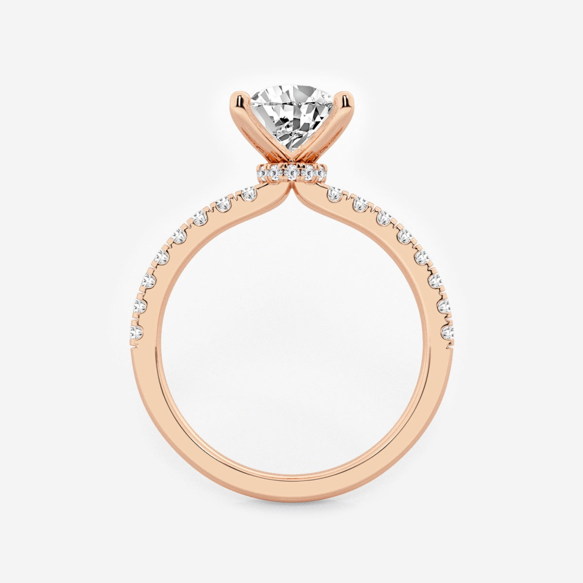 Everly - Hidden Halo Elegance Engagement Ring