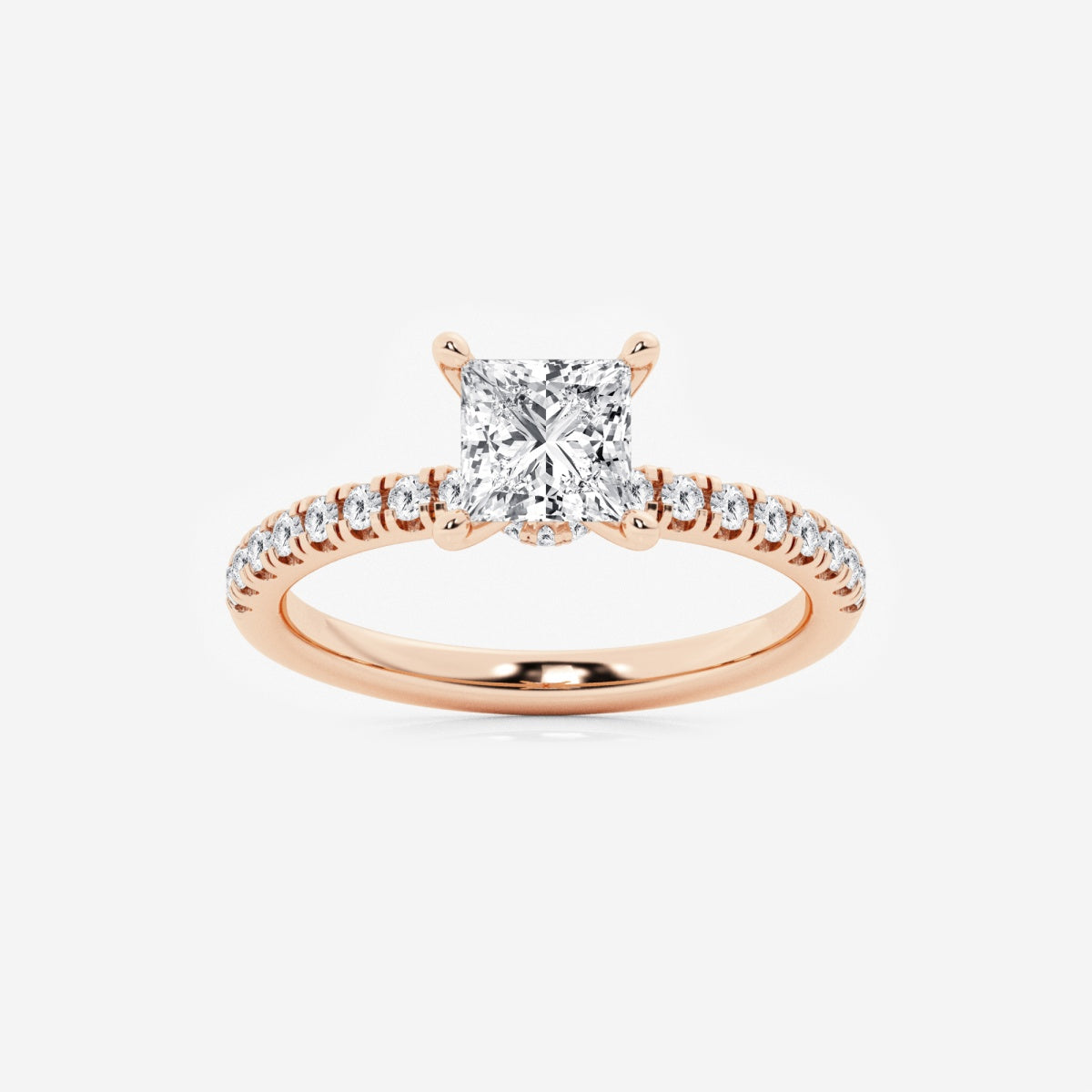 Everly - Hidden Halo Elegance Engagement Ring