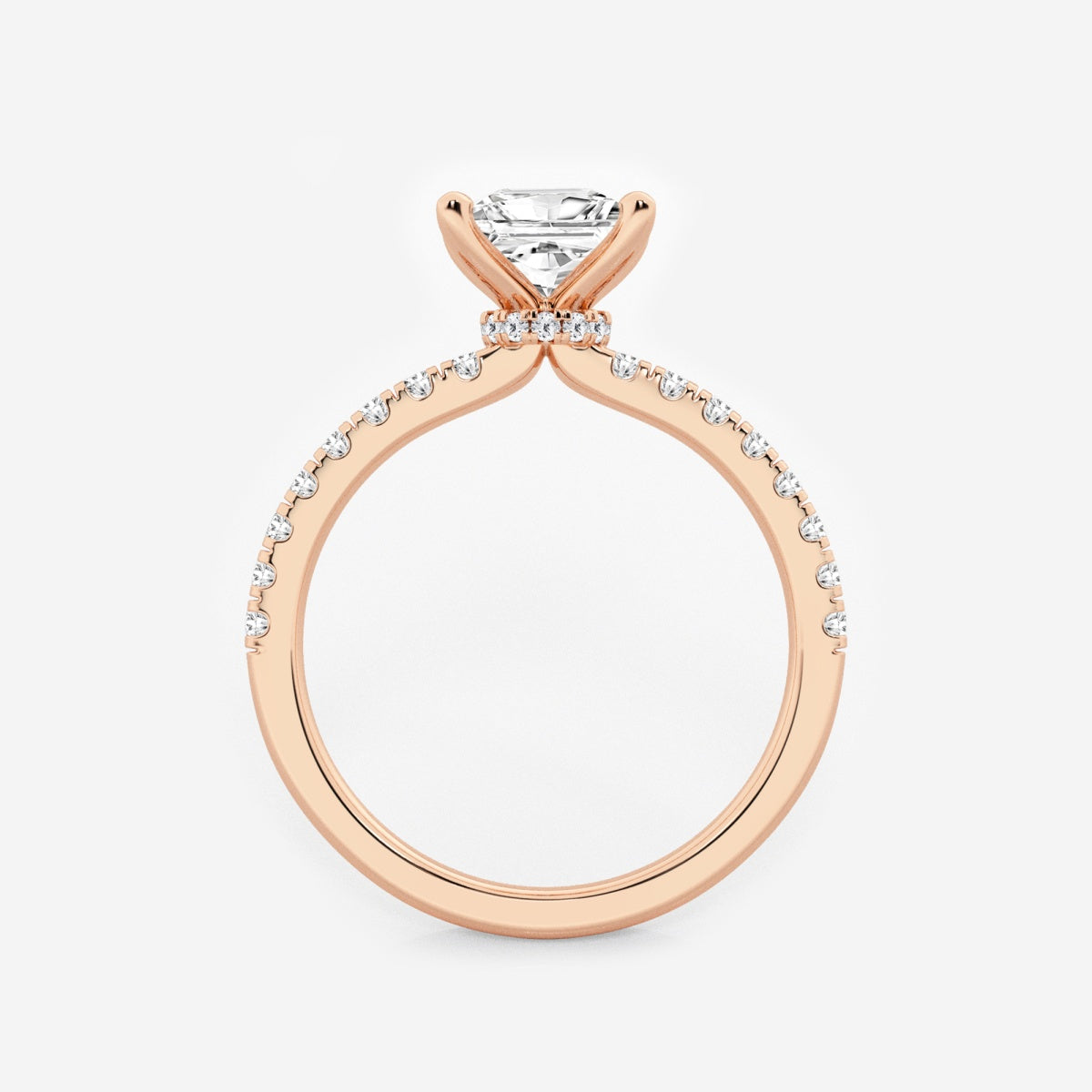 Everly - Hidden Halo Elegance Engagement Ring