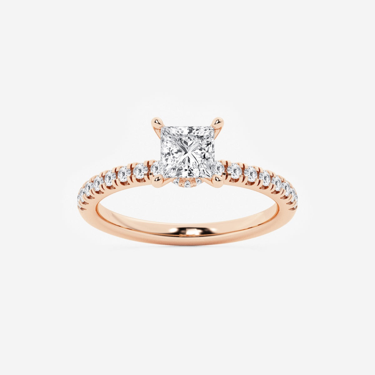 Everly - Hidden Halo Elegance Engagement Ring