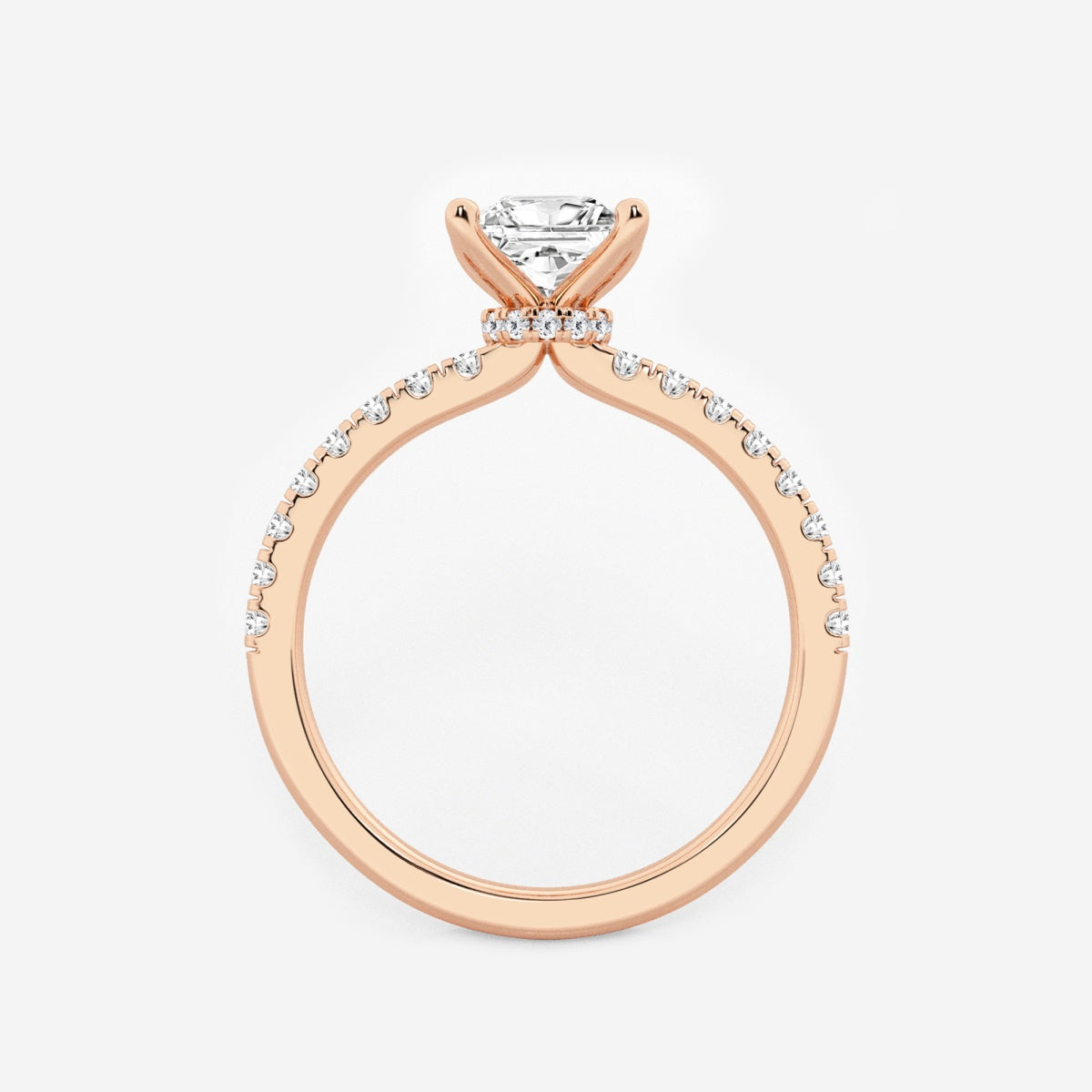 Everly - Hidden Halo Elegance Engagement Ring