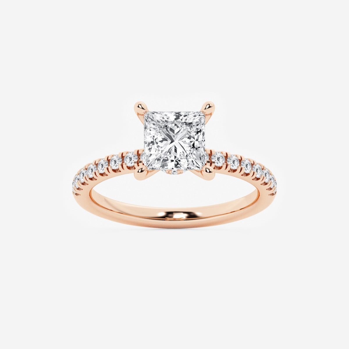 Everly - Hidden Halo Elegance Engagement Ring