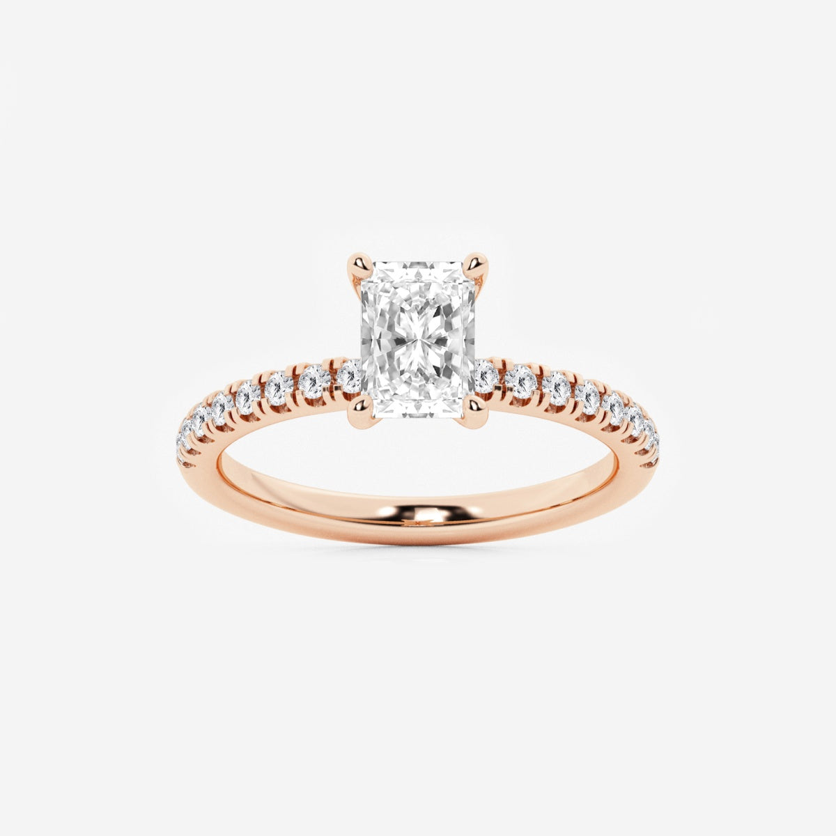 Everly - Hidden Halo Elegance Engagement Ring