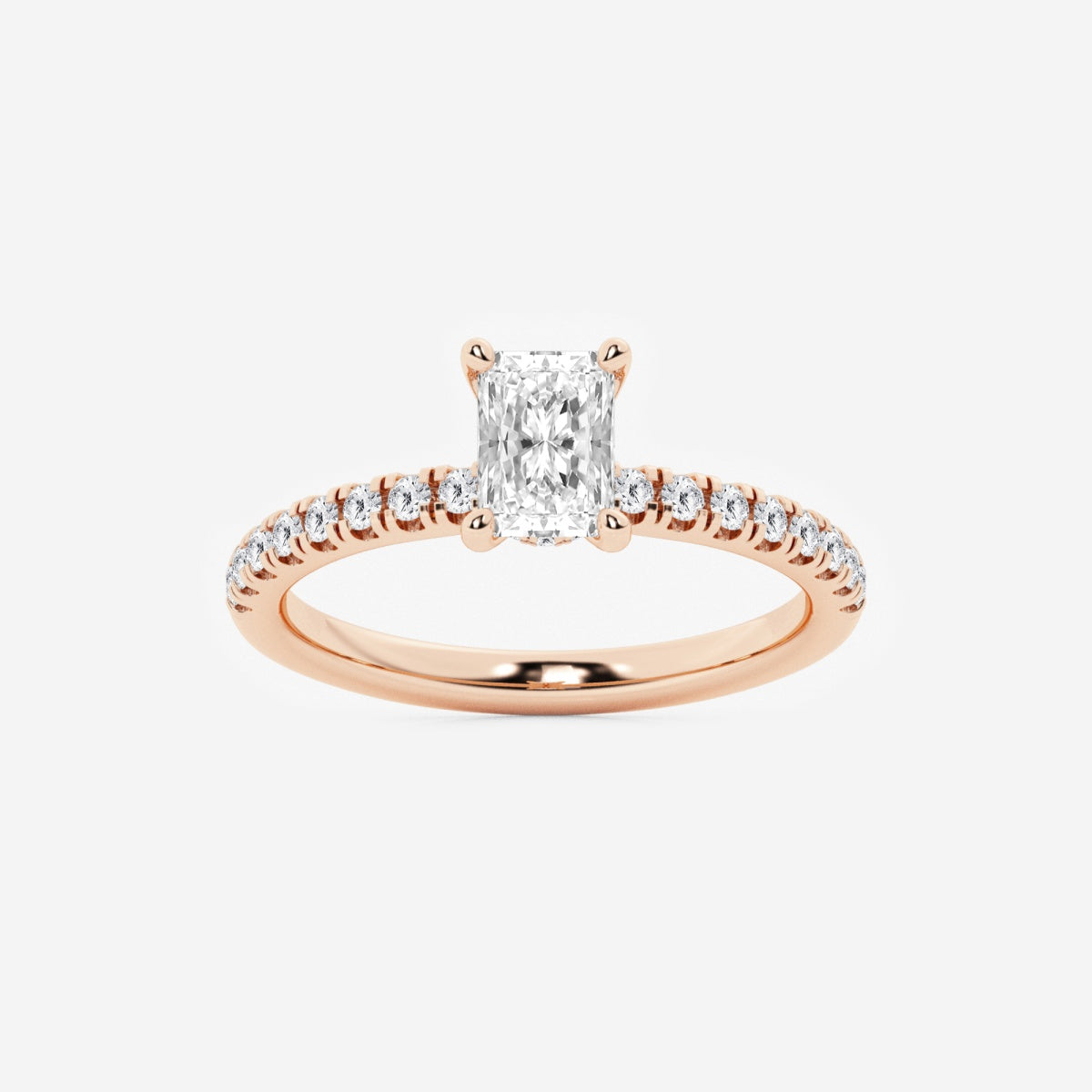 Everly - Hidden Halo Elegance Engagement Ring