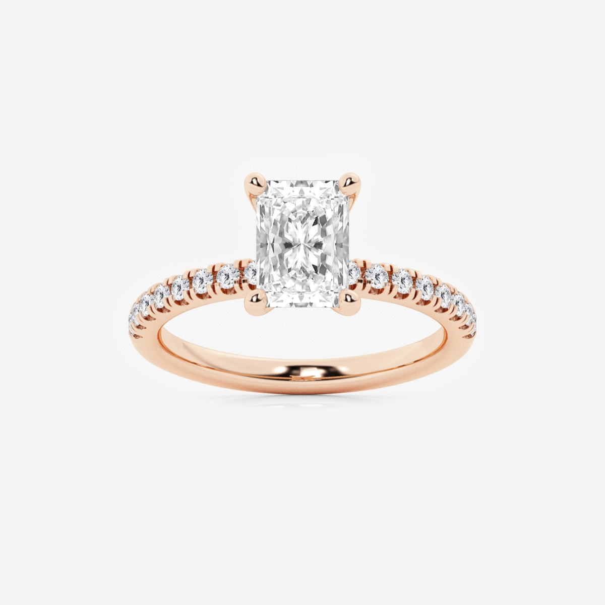 Everly - Hidden Halo Elegance Engagement Ring