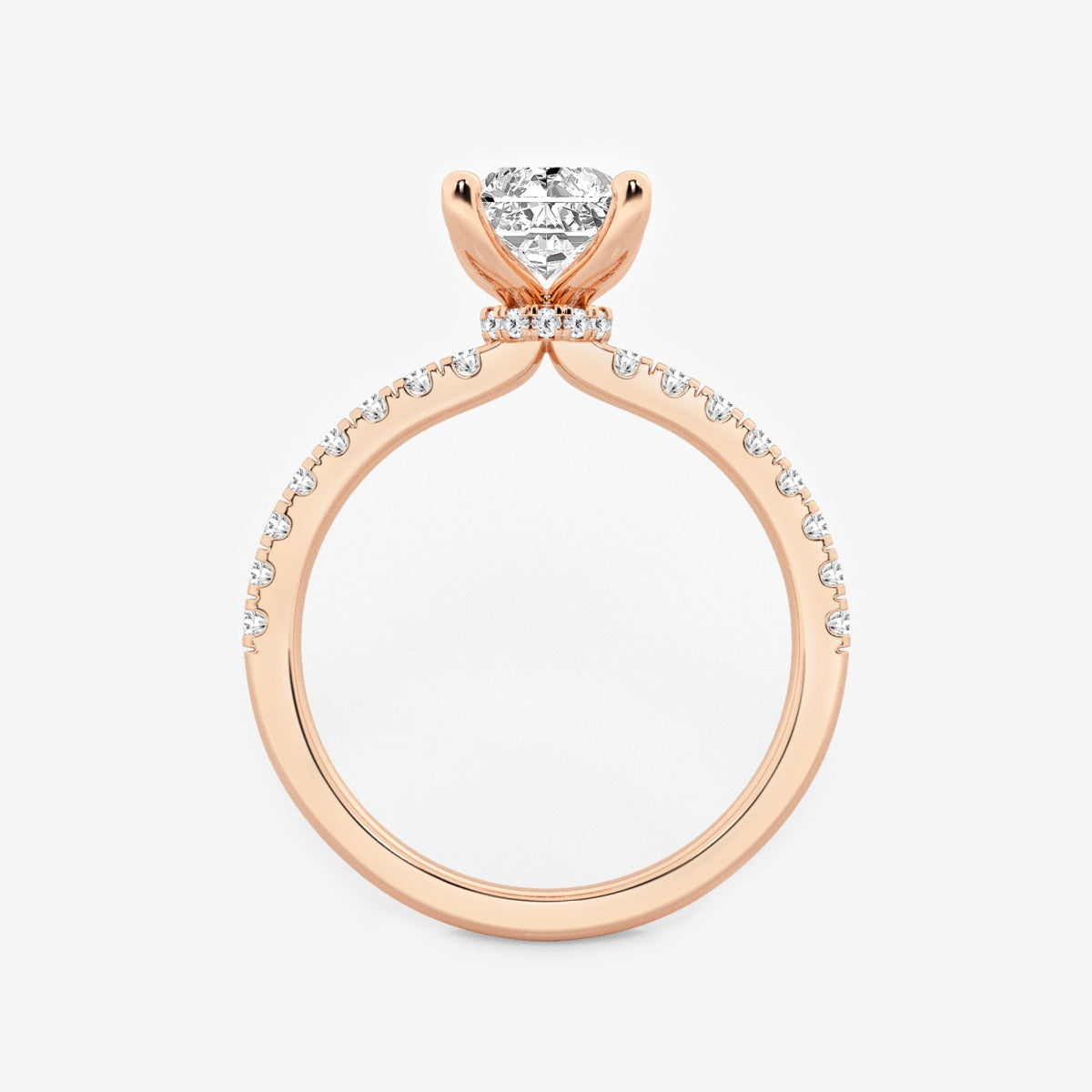 Everly - Hidden Halo Elegance Engagement Ring