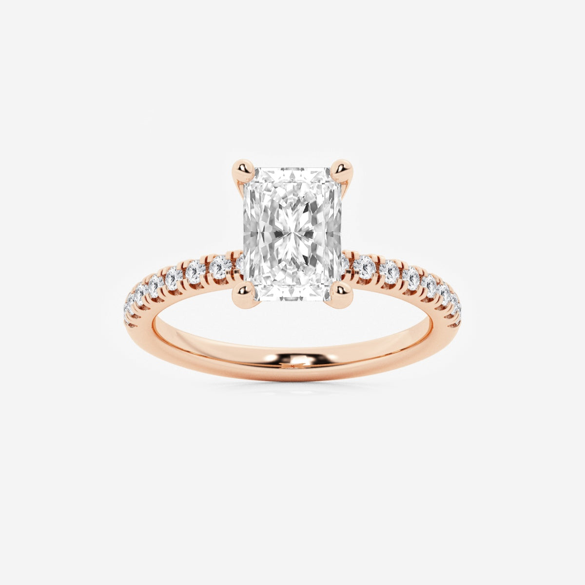 Everly - Hidden Halo Elegance Engagement Ring