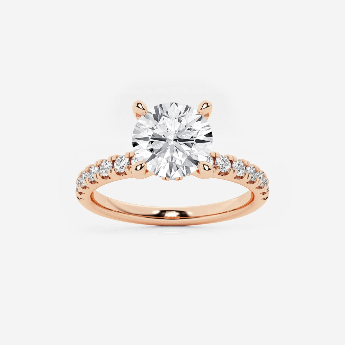 Everly - Hidden Halo Elegance Engagement Ring