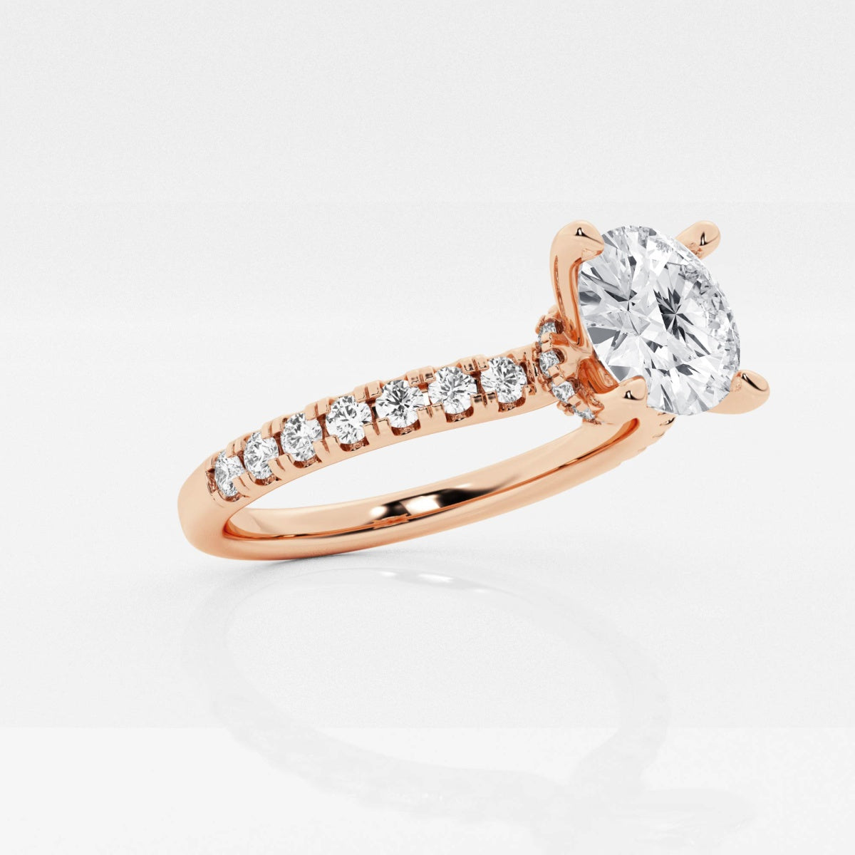 Everly - Hidden Halo Elegance Engagement Ring