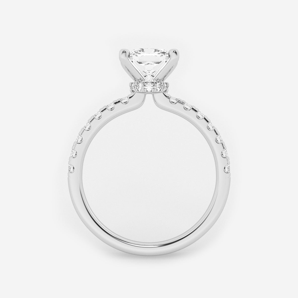 Everly - Hidden Halo Elegance Engagement Ring