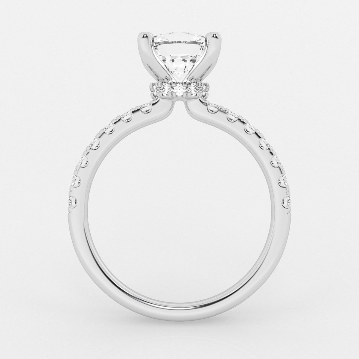 Everly - Hidden Halo Elegance Engagement Ring