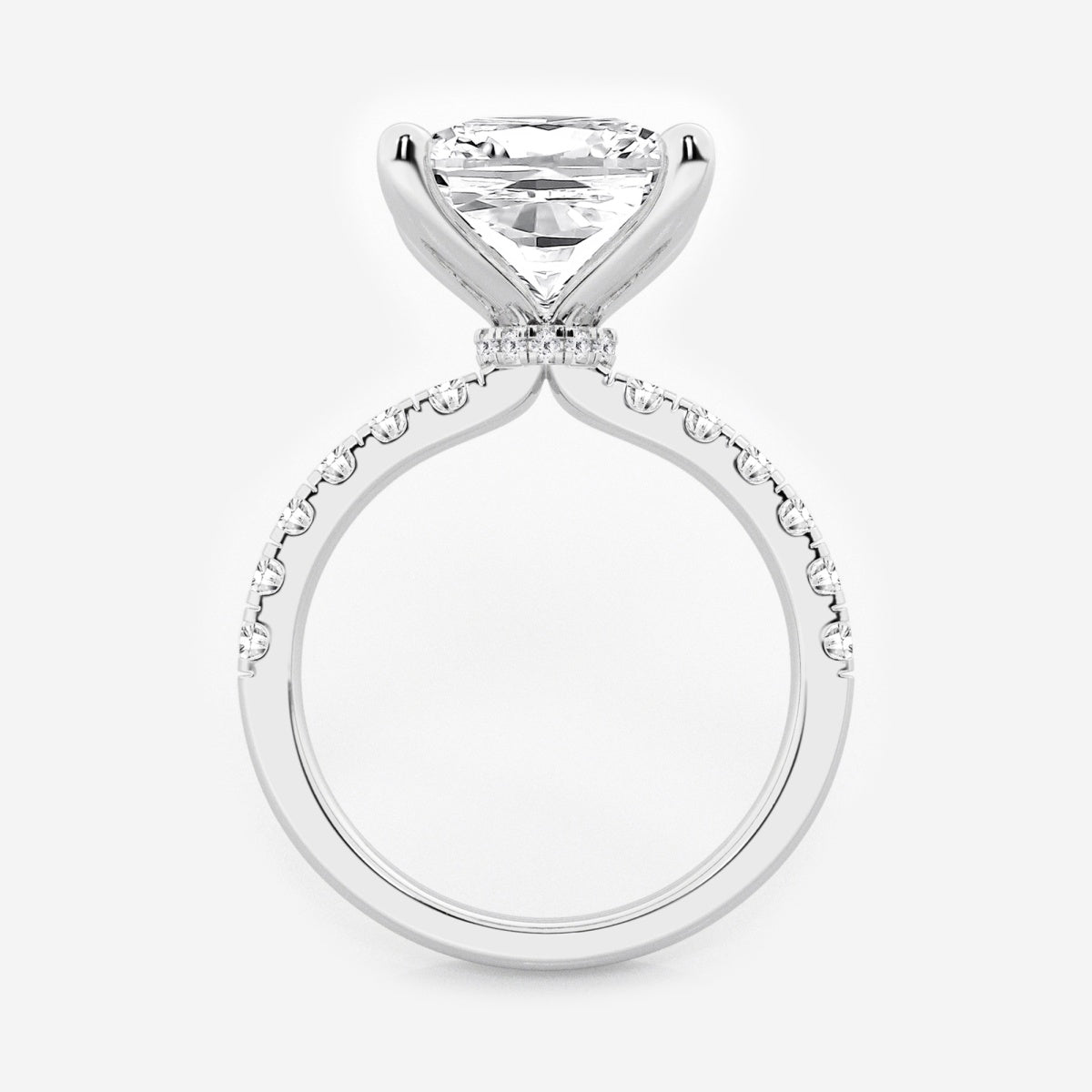 Everly - Hidden Halo Elegance Engagement Ring