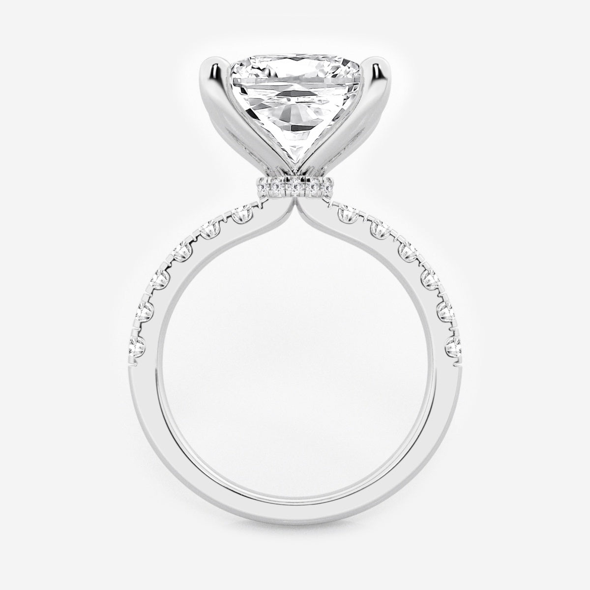 Everly - Hidden Halo Elegance Engagement Ring