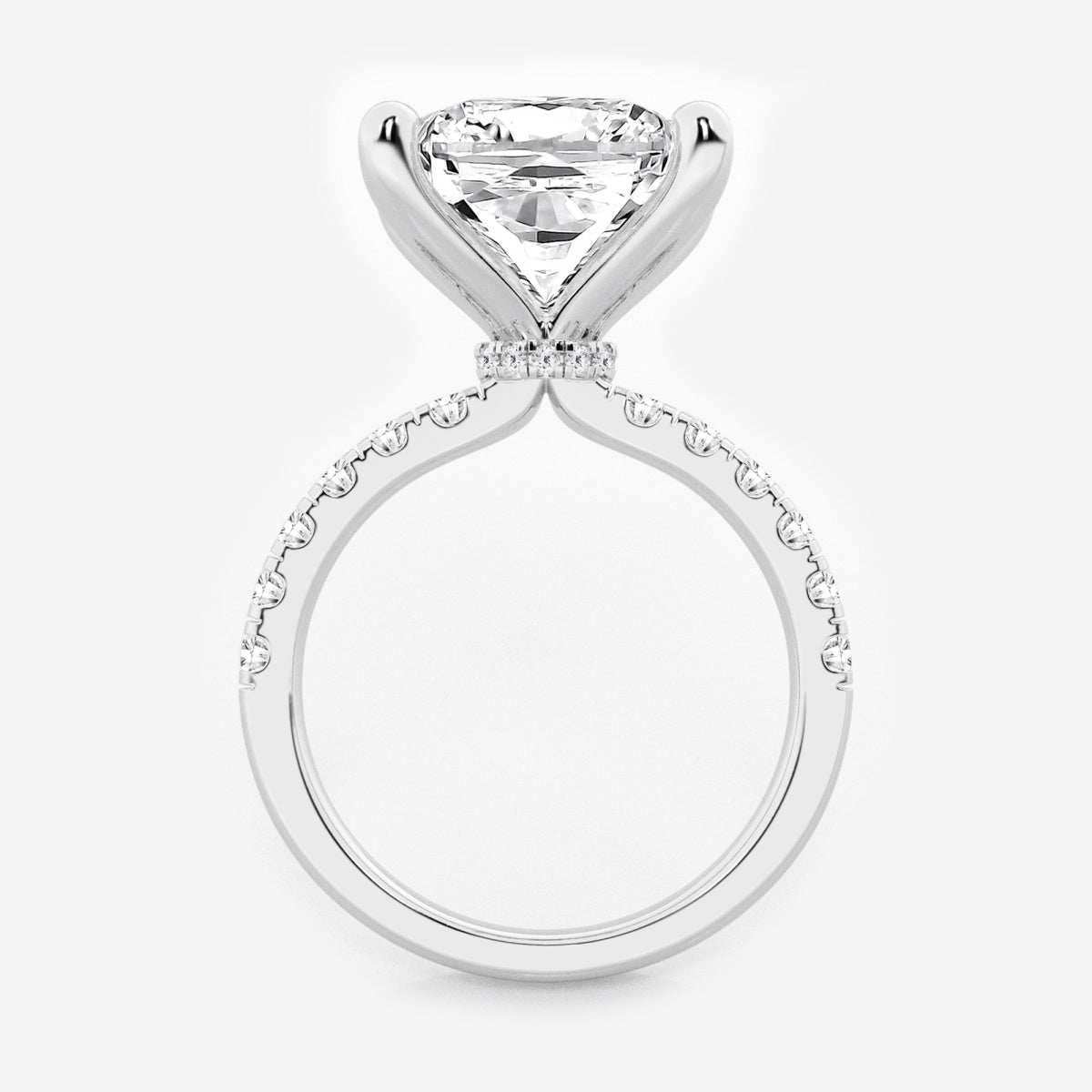 Everly - Hidden Halo Elegance Engagement Ring