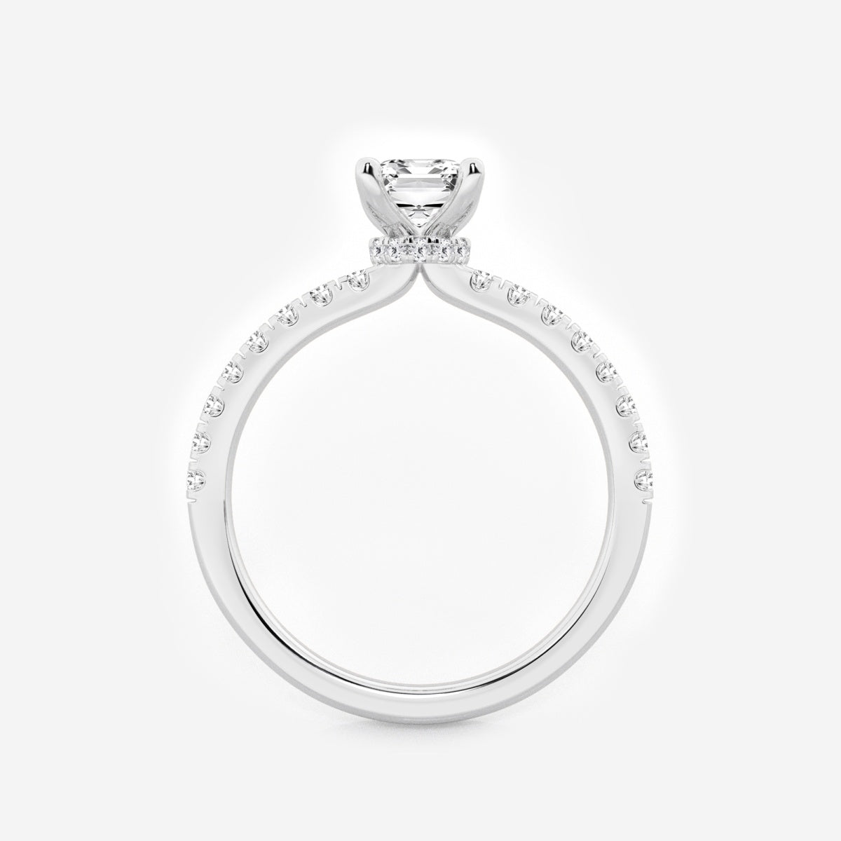 Everly - Hidden Halo Elegance Engagement Ring