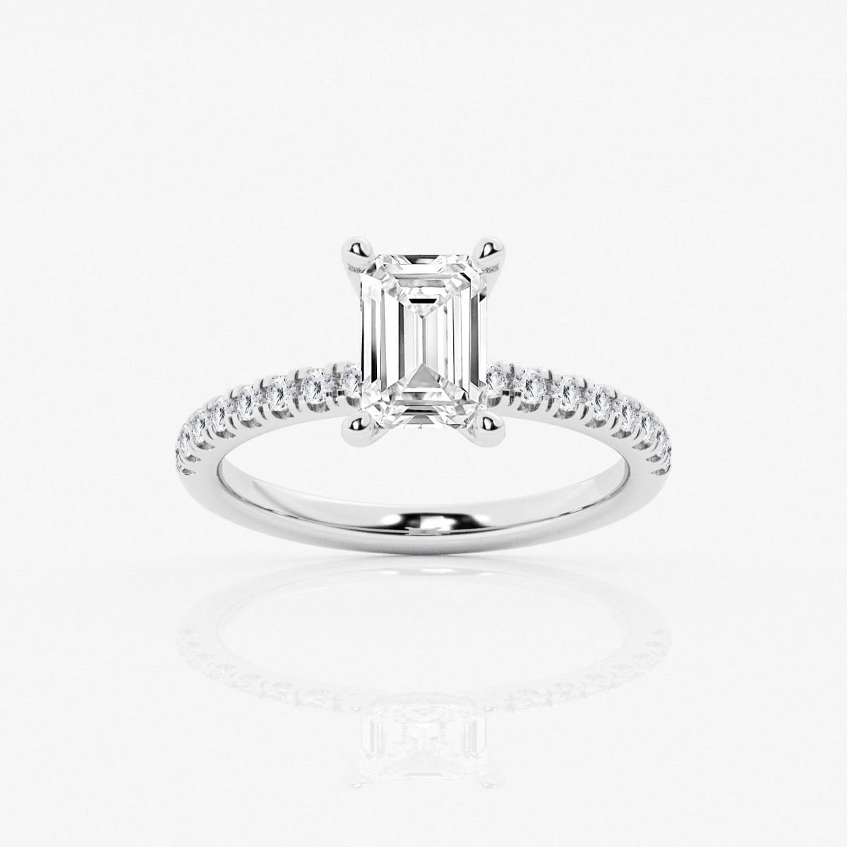 Everly - Hidden Halo Elegance Engagement Ring