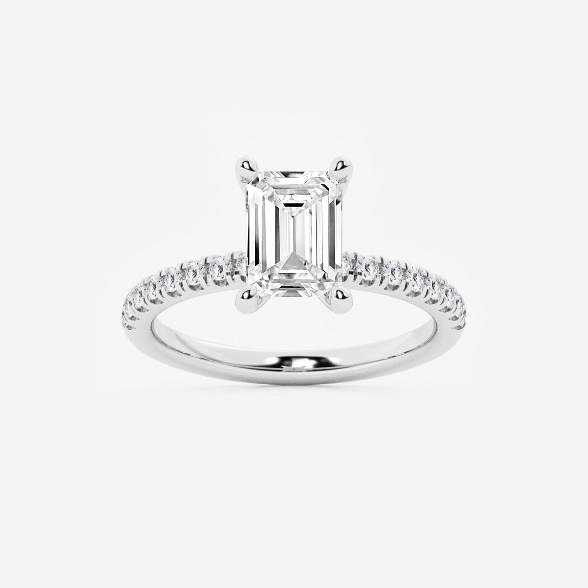 Everly - Hidden Halo Elegance Engagement Ring