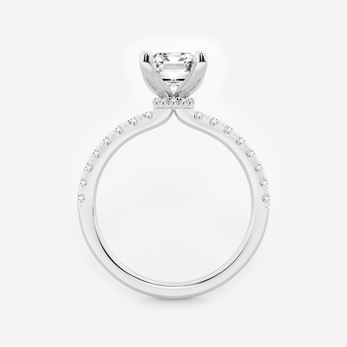 Everly - Hidden Halo Elegance Engagement Ring