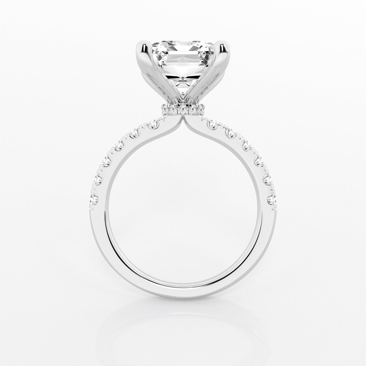 Everly - Hidden Halo Elegance Engagement Ring