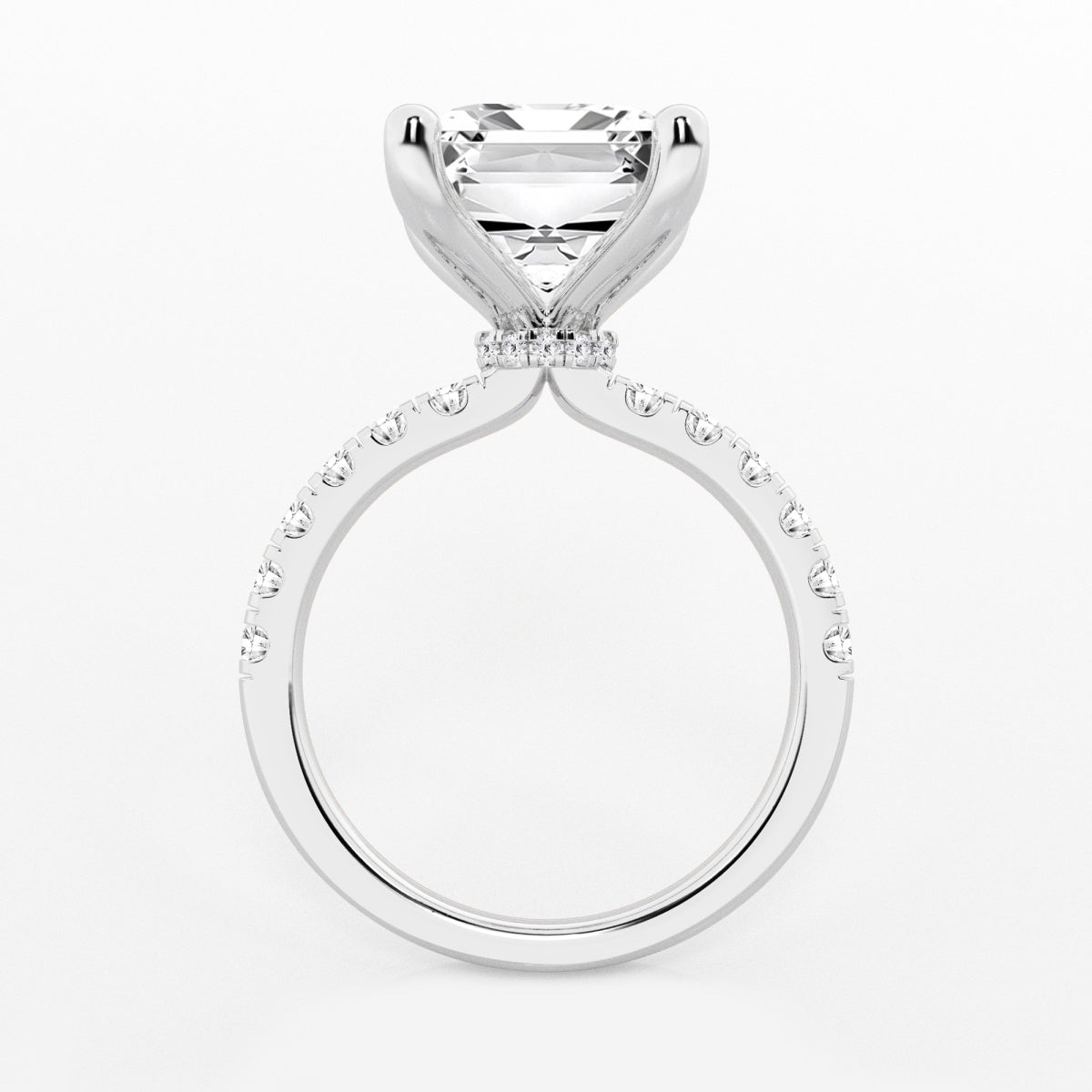 Everly - Hidden Halo Elegance Engagement Ring