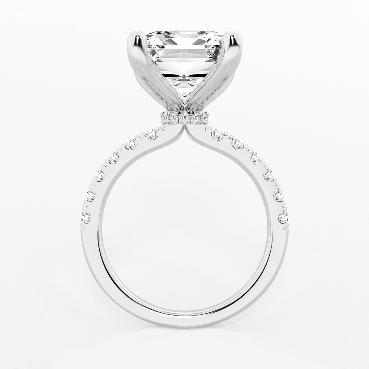 Everly - Hidden Halo Elegance Engagement Ring