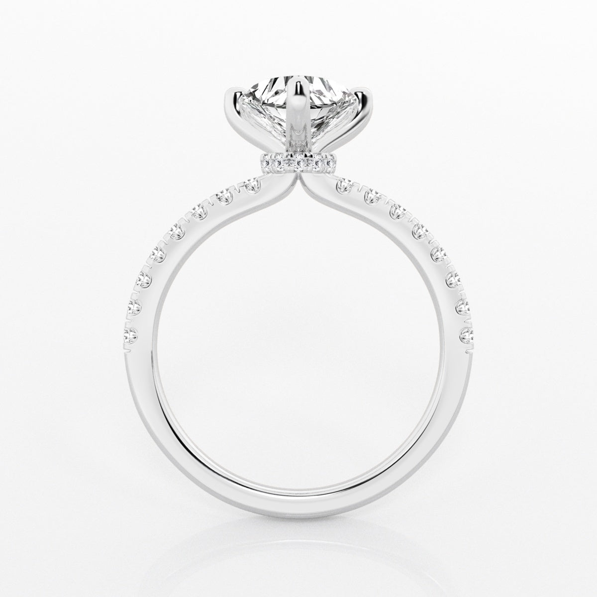 Everly - Hidden Halo Elegance Engagement Ring