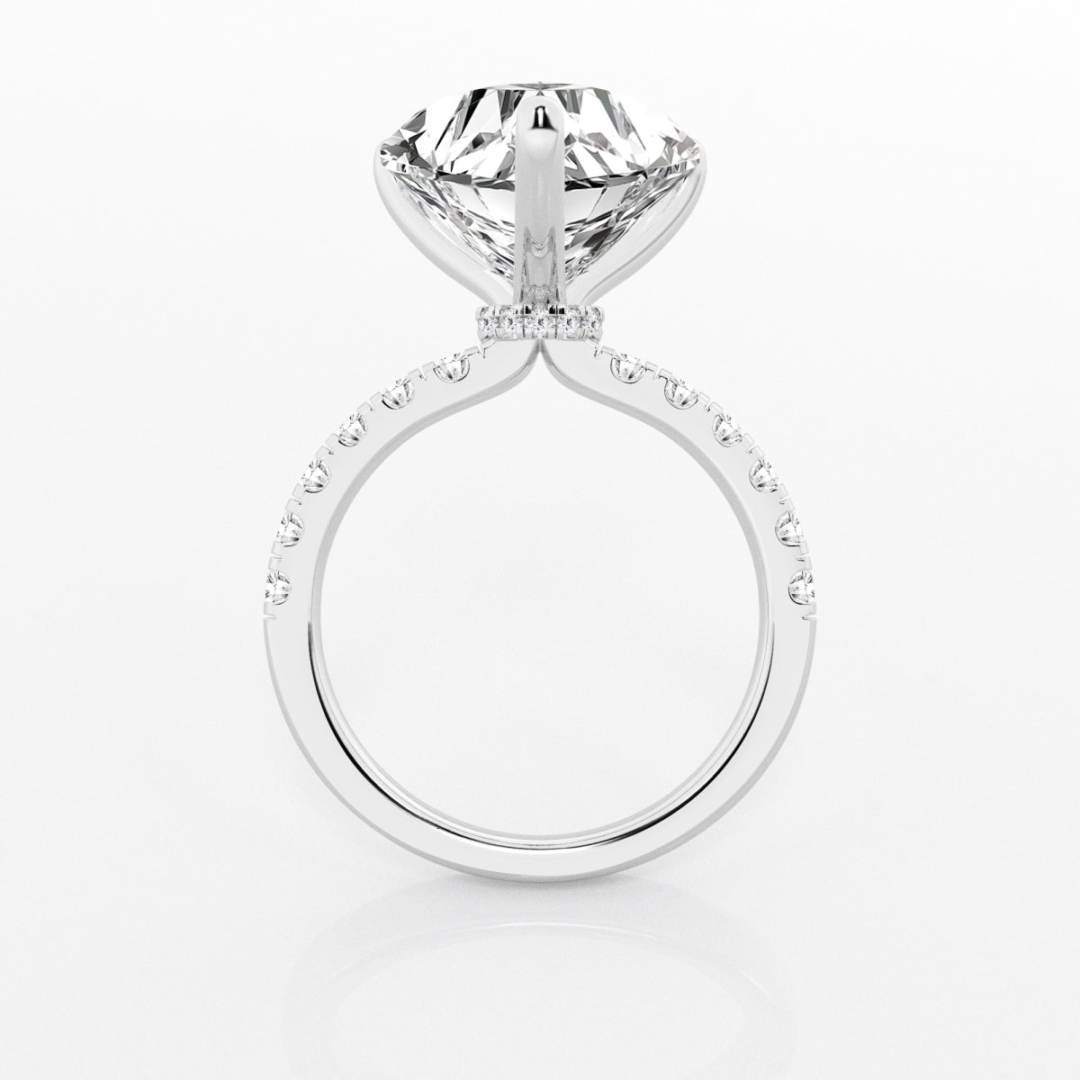 Everly - Hidden Halo Elegance Engagement Ring