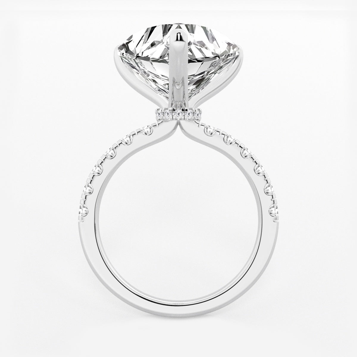 Everly - Hidden Halo Elegance Engagement Ring