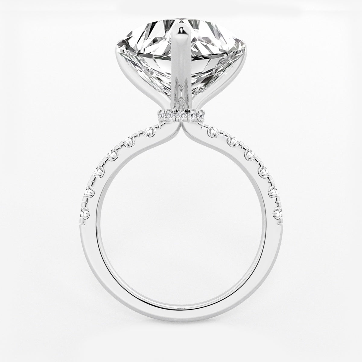 Everly - Hidden Halo Elegance Engagement Ring