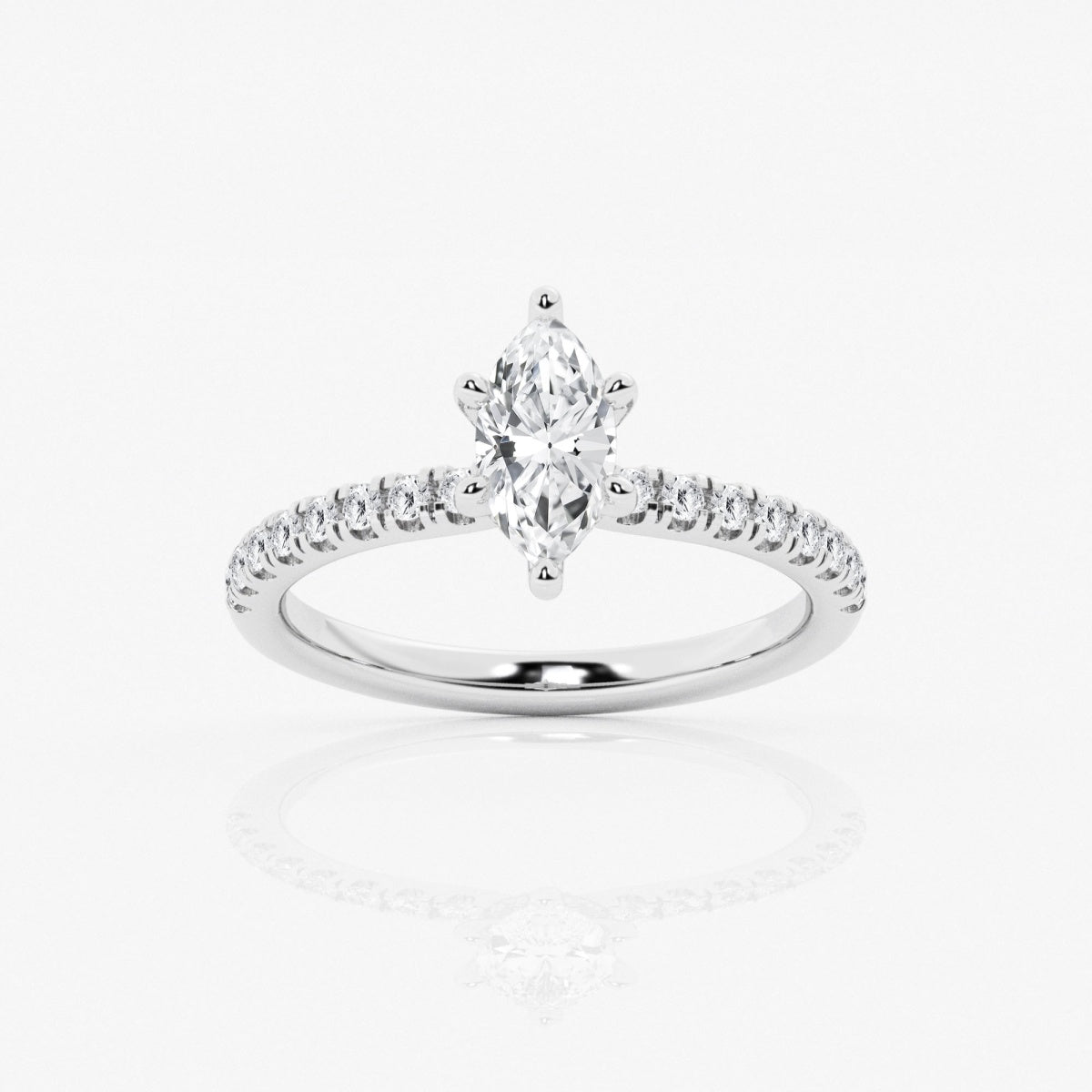 Everly - Hidden Halo Elegance Engagement Ring