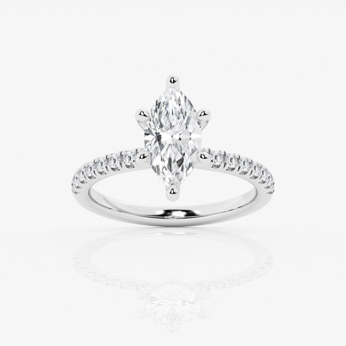 Everly - Hidden Halo Elegance Engagement Ring