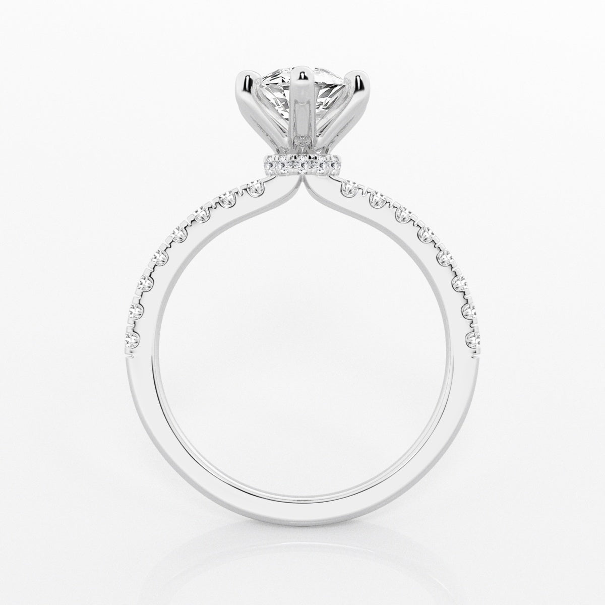 Everly - Hidden Halo Elegance Engagement Ring