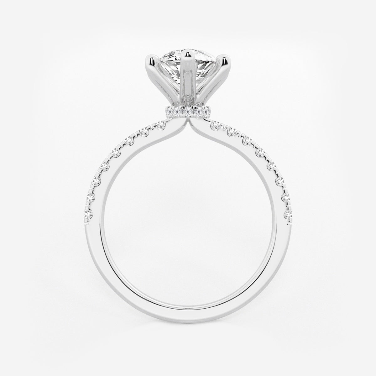 Everly - Hidden Halo Elegance Engagement Ring