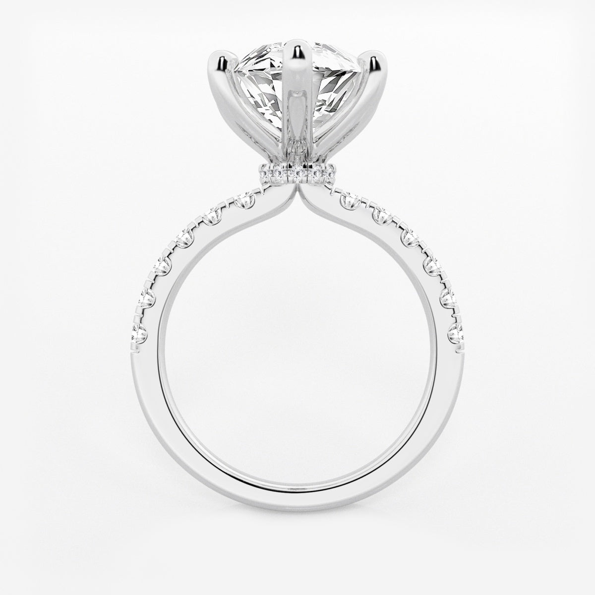 Everly - Hidden Halo Elegance Engagement Ring