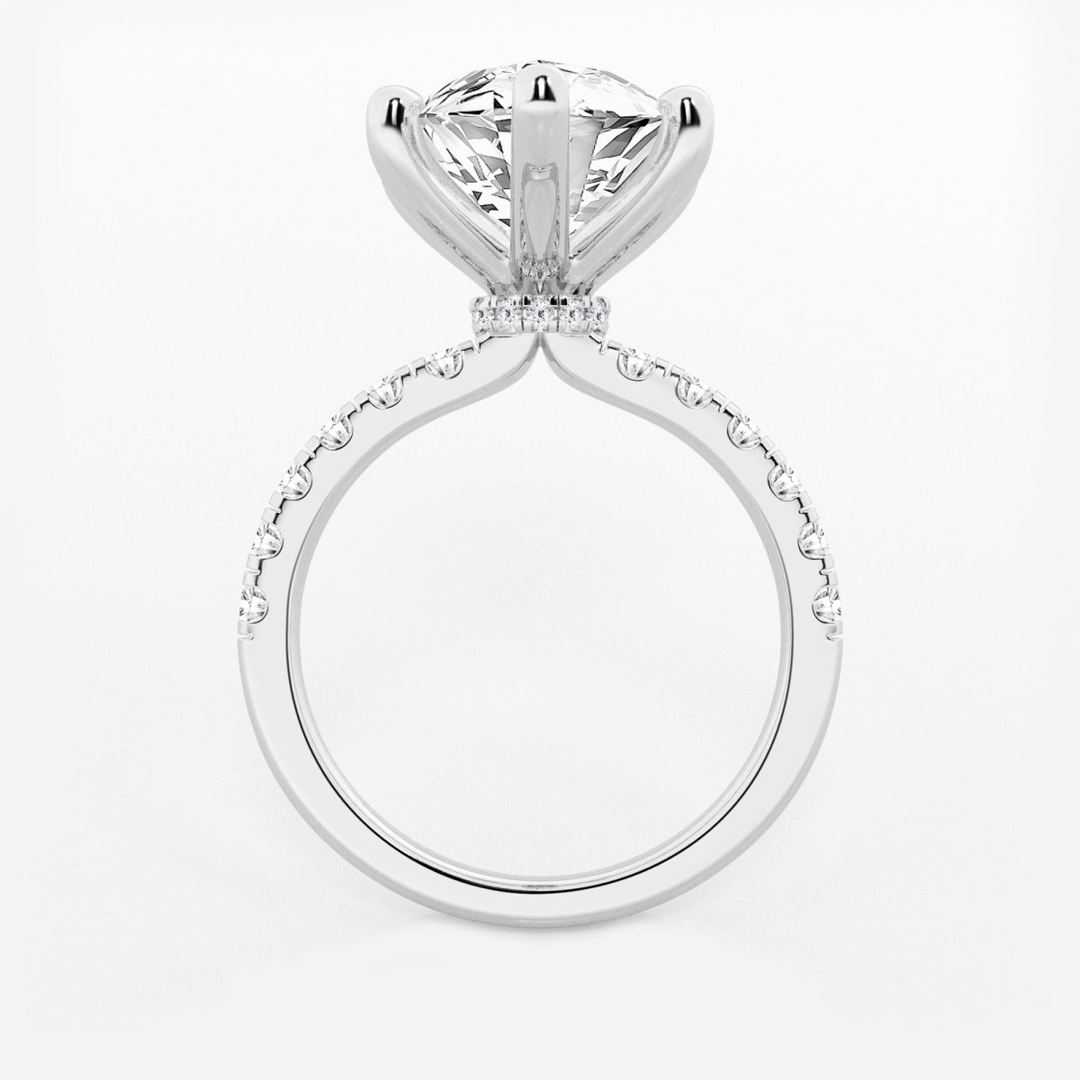 Everly - Hidden Halo Elegance Engagement Ring