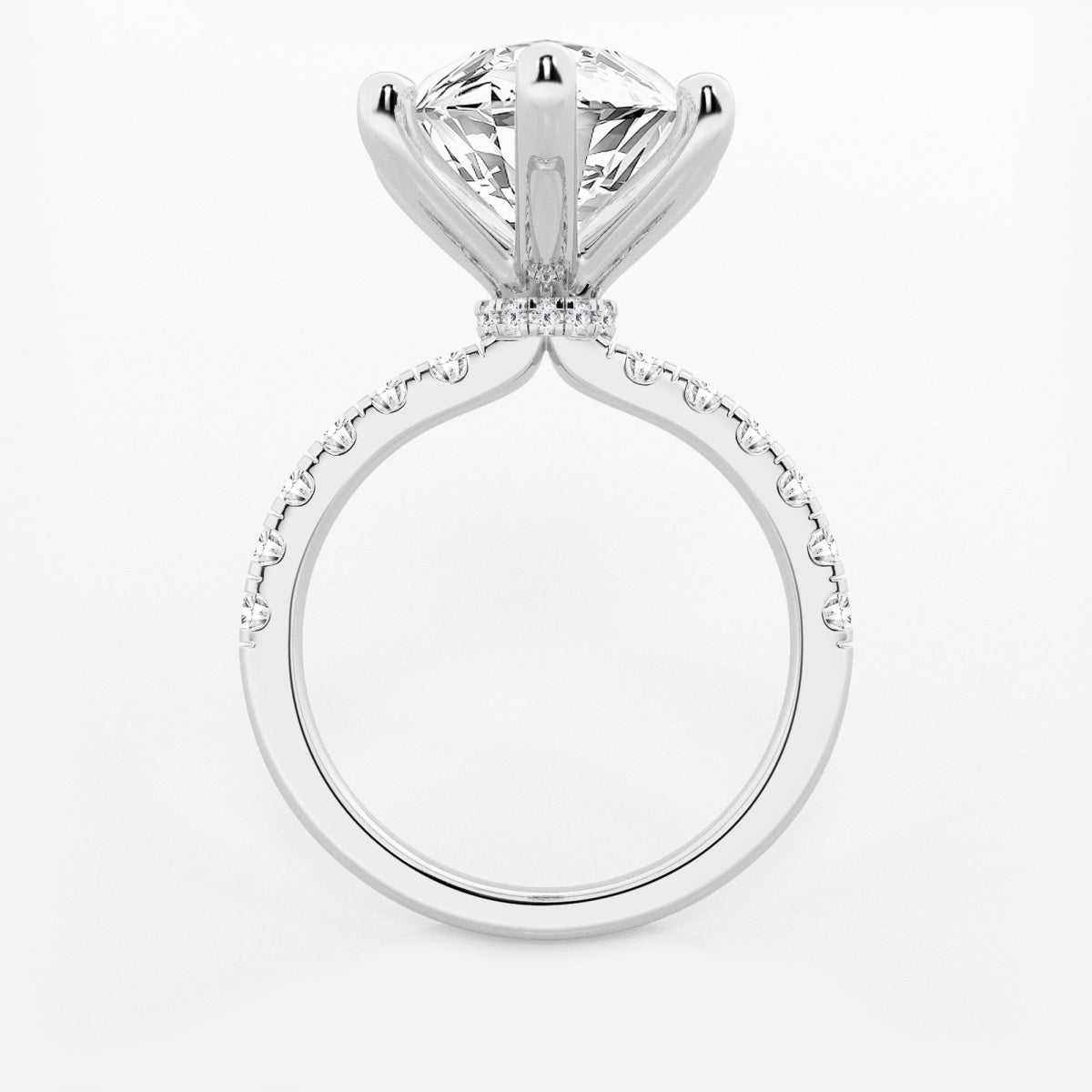 Everly - Hidden Halo Elegance Engagement Ring