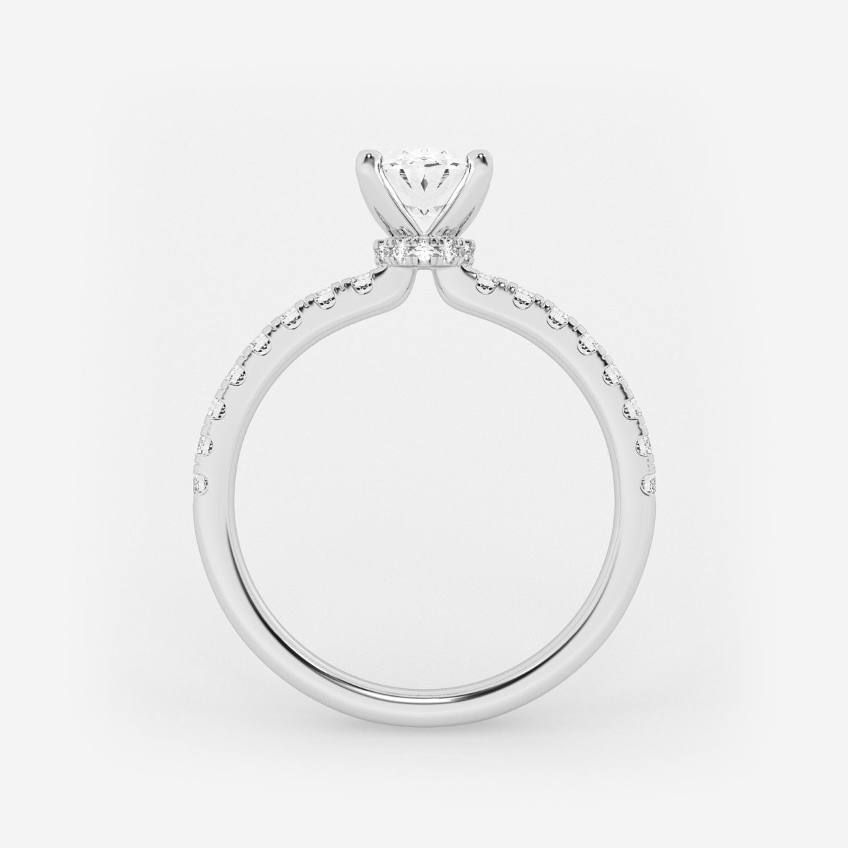 Everly - Hidden Halo Elegance Engagement Ring