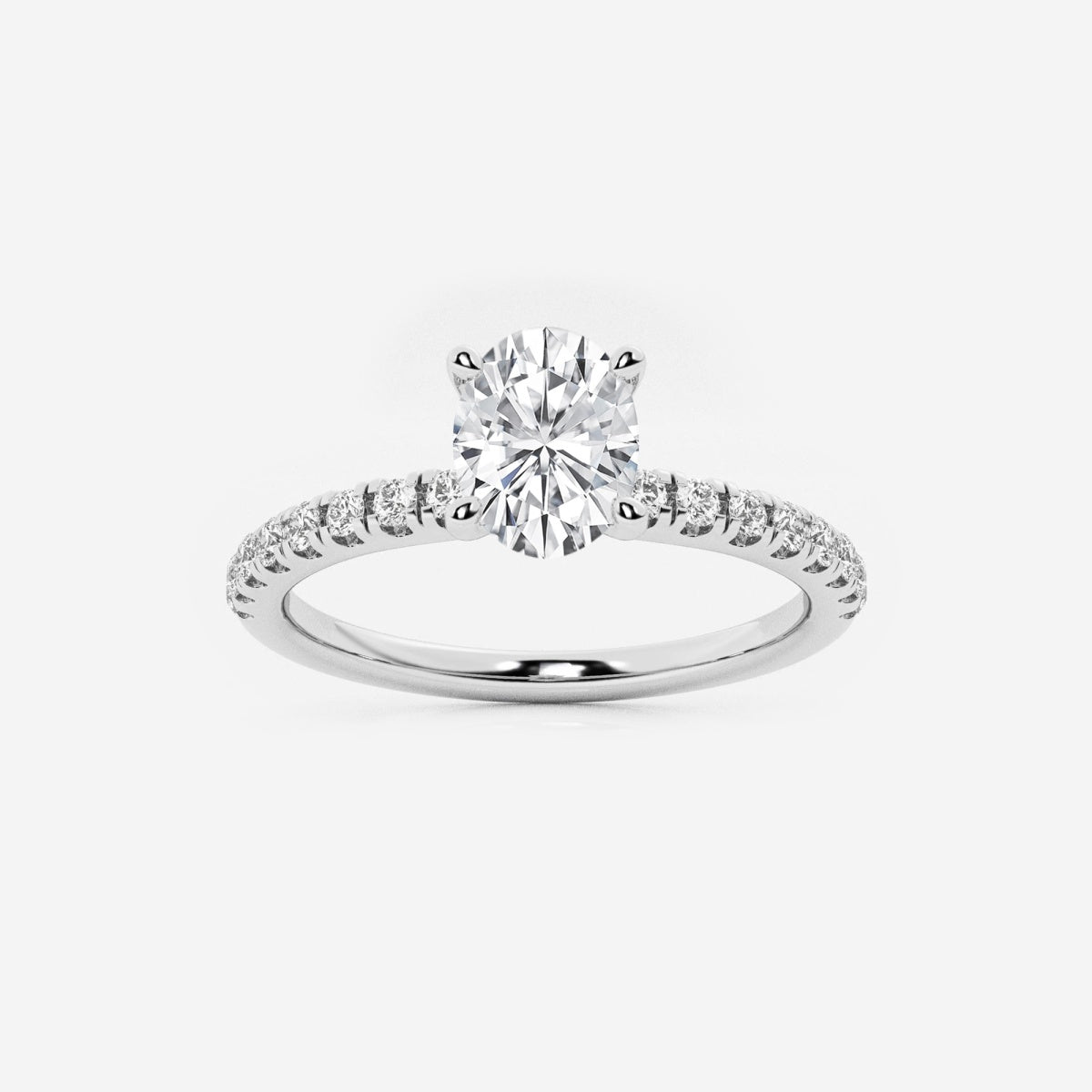 Everly - Hidden Halo Elegance Engagement Ring