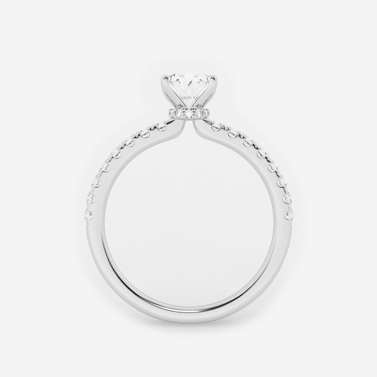 Everly - Hidden Halo Elegance Engagement Ring