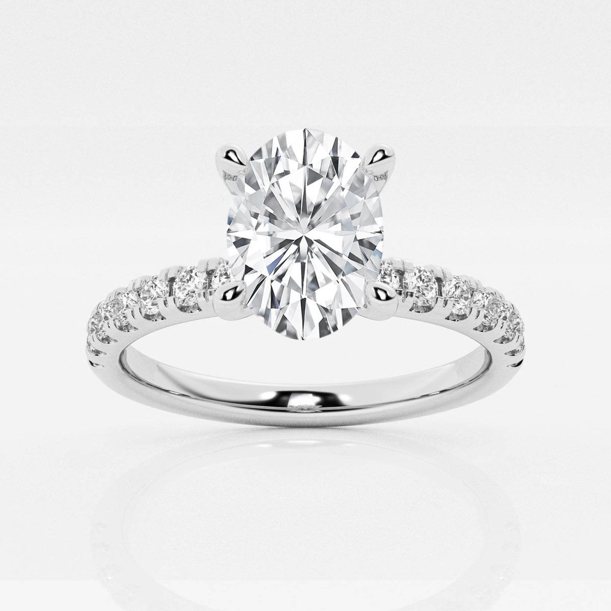 Everly - Hidden Halo Elegance Engagement Ring